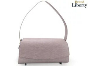 Louis Vuitton Epi Nocturne Hobo Bag Handbag Lilac Leather